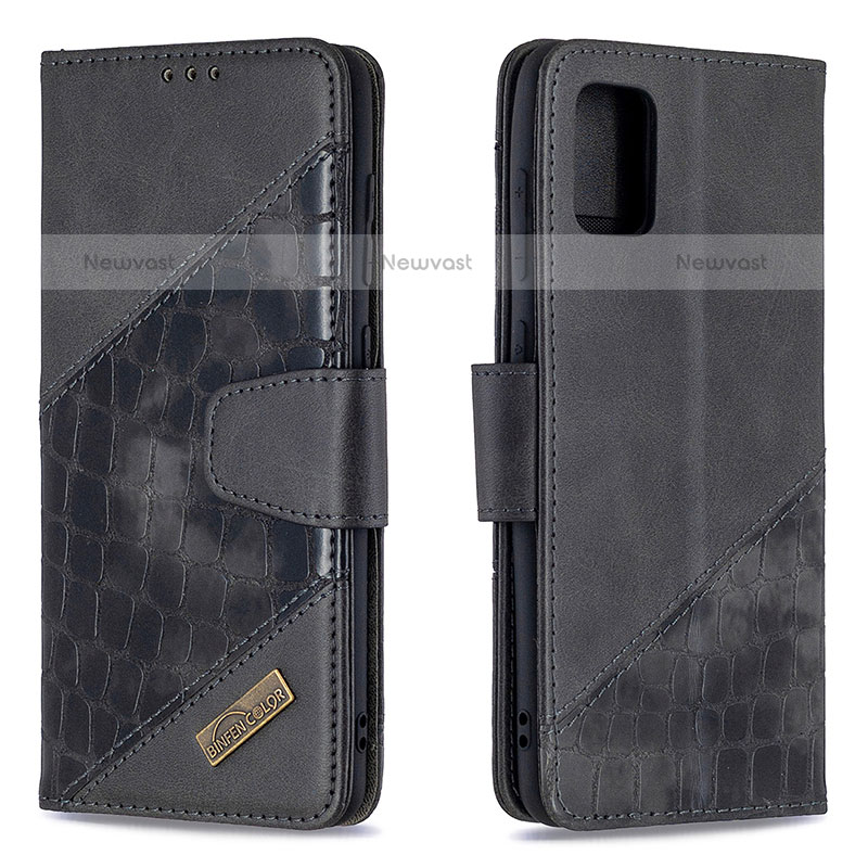 Leather Case Stands Flip Cover Holder B03F for Samsung Galaxy A31