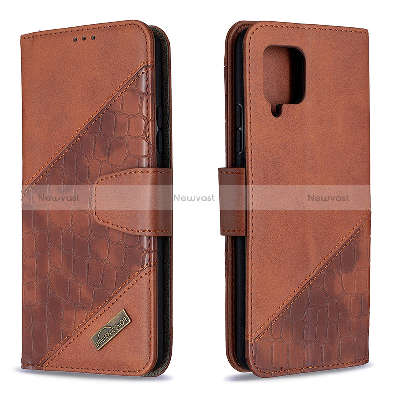 Leather Case Stands Flip Cover Holder B03F for Samsung Galaxy A42 5G