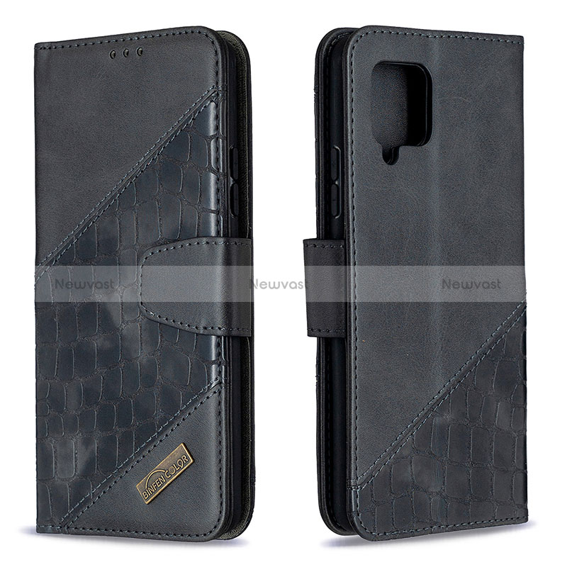 Leather Case Stands Flip Cover Holder B03F for Samsung Galaxy A42 5G