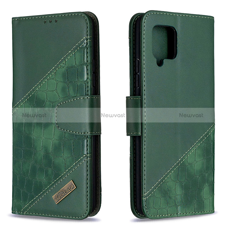 Leather Case Stands Flip Cover Holder B03F for Samsung Galaxy A42 5G