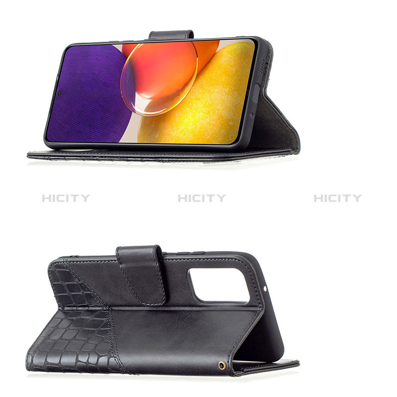 Leather Case Stands Flip Cover Holder B03F for Samsung Galaxy A54 5G