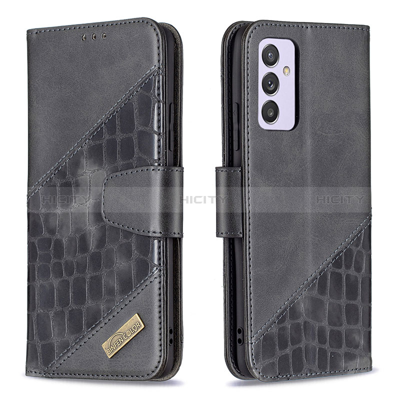 Leather Case Stands Flip Cover Holder B03F for Samsung Galaxy A54 5G