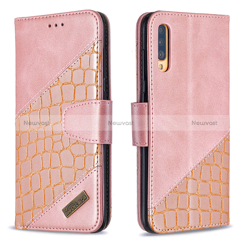 Leather Case Stands Flip Cover Holder B03F for Samsung Galaxy A70