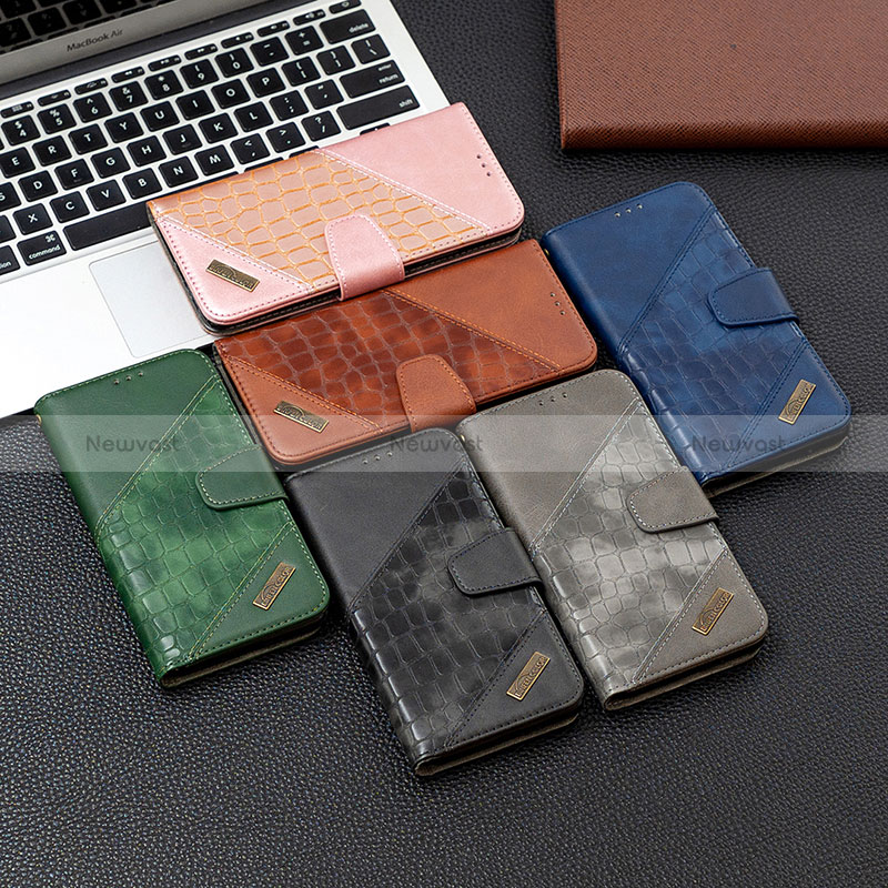 Leather Case Stands Flip Cover Holder B03F for Samsung Galaxy M80S