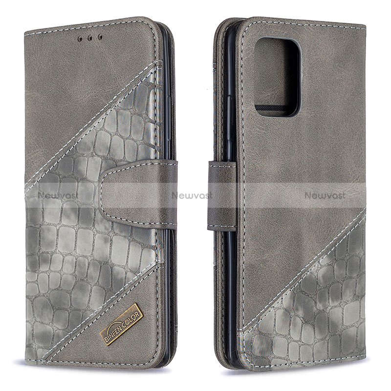 Leather Case Stands Flip Cover Holder B03F for Samsung Galaxy M80S