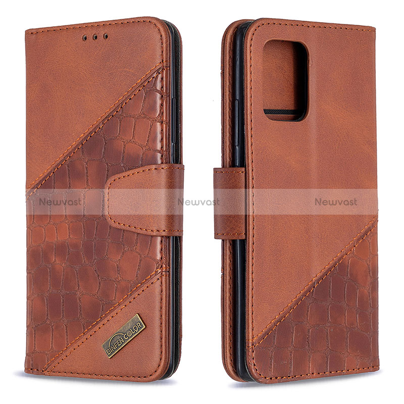 Leather Case Stands Flip Cover Holder B03F for Samsung Galaxy M80S