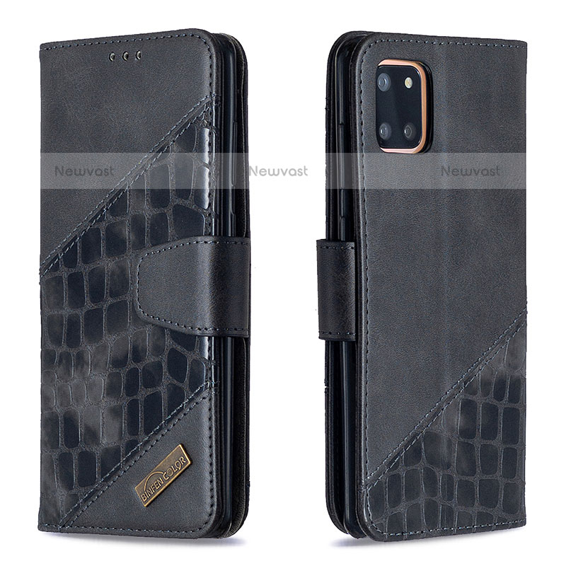 Leather Case Stands Flip Cover Holder B03F for Samsung Galaxy Note 10 Lite