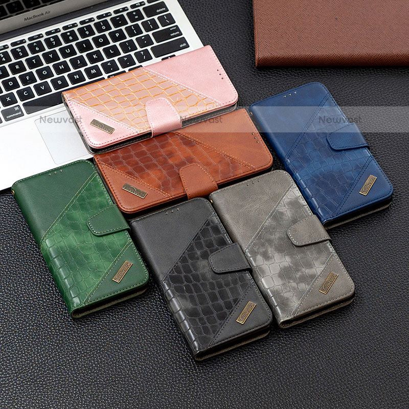 Leather Case Stands Flip Cover Holder B03F for Samsung Galaxy Note 20 5G