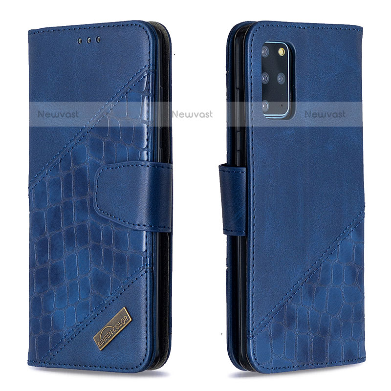 Leather Case Stands Flip Cover Holder B03F for Samsung Galaxy S20 Plus 5G