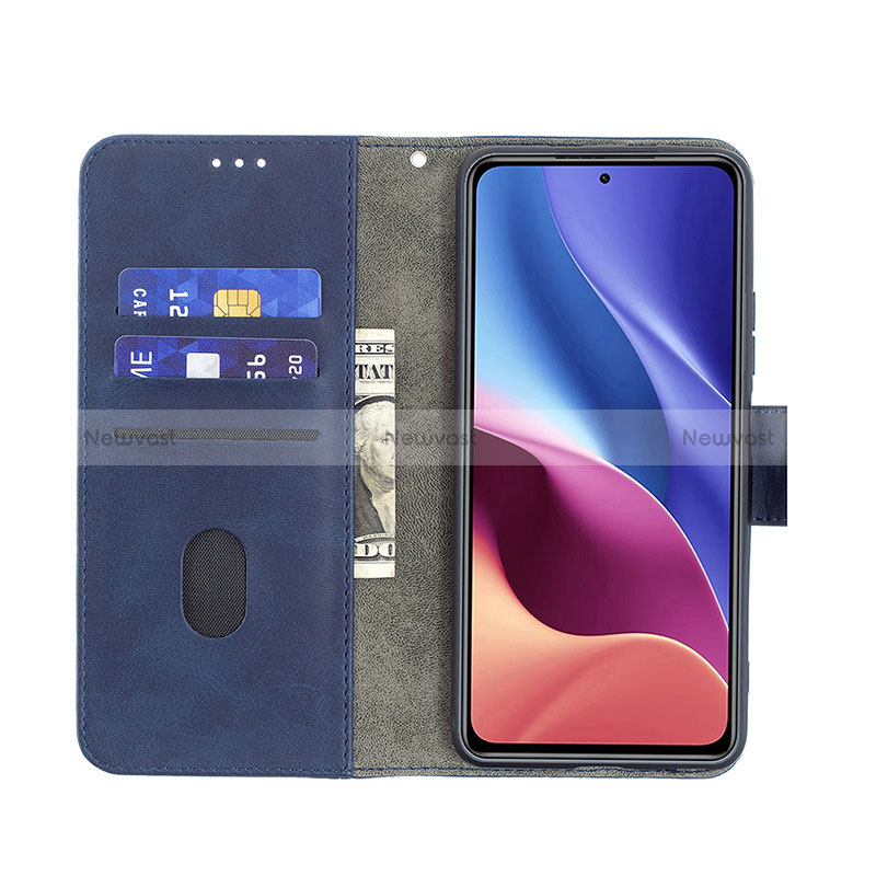 Leather Case Stands Flip Cover Holder B03F for Xiaomi Mi 11i 5G