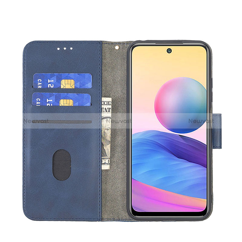 Leather Case Stands Flip Cover Holder B03F for Xiaomi POCO M3 Pro 5G