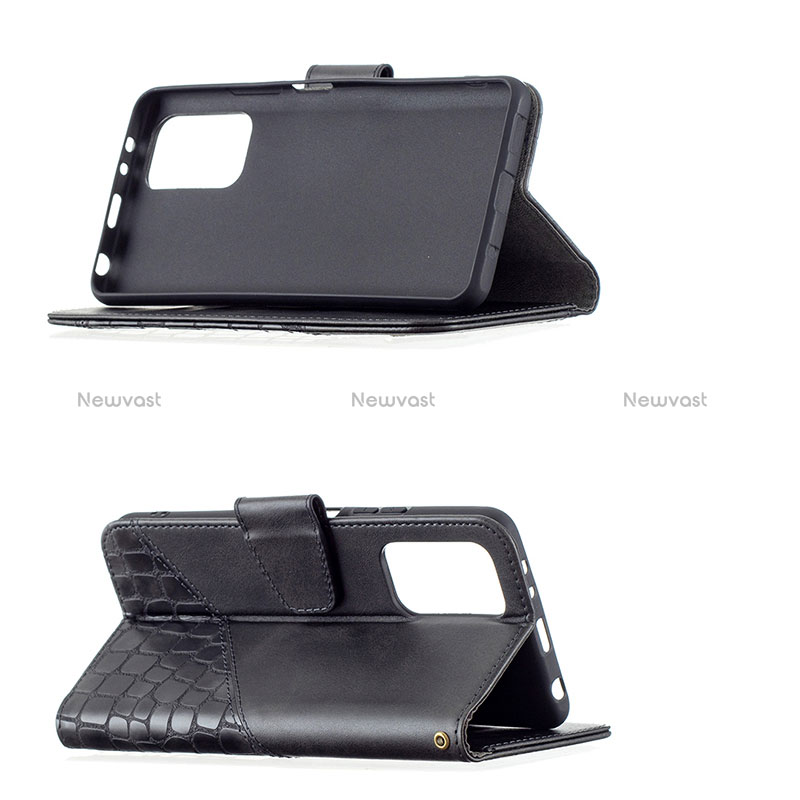 Leather Case Stands Flip Cover Holder B03F for Xiaomi Redmi Note 10 Pro Max