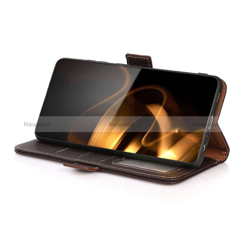 Leather Case Stands Flip Cover Holder B03H for Google Pixel 8 5G
