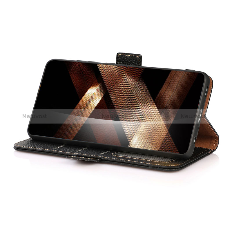 Leather Case Stands Flip Cover Holder B03H for Huawei Mate 60 Pro+ Plus