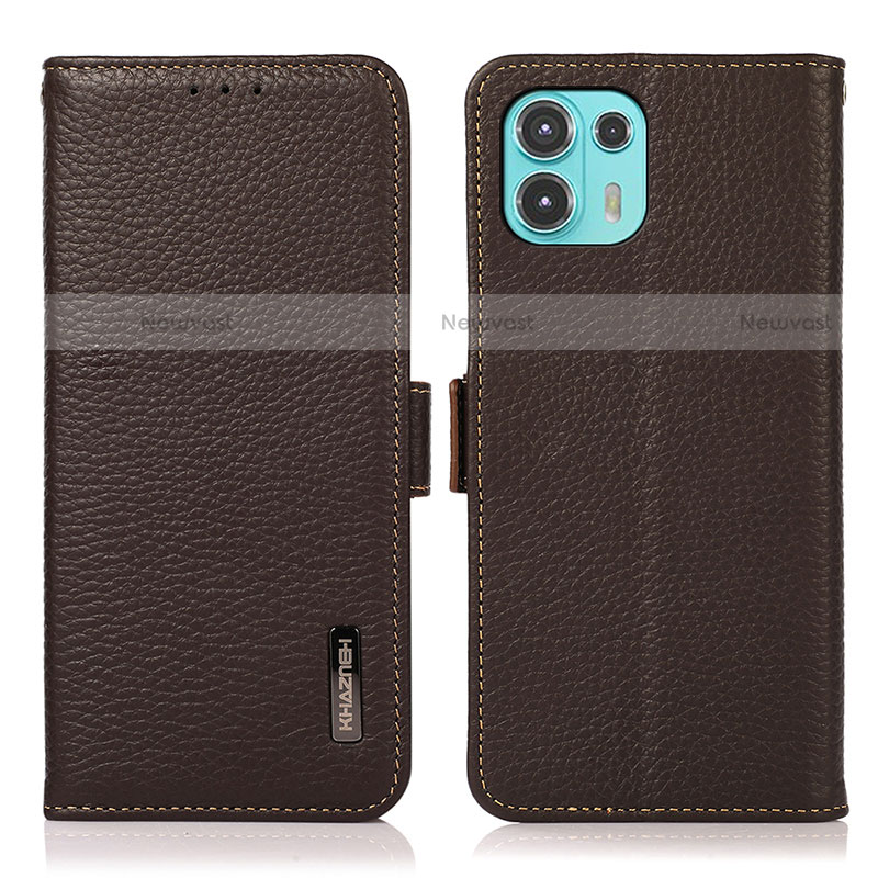 Leather Case Stands Flip Cover Holder B03H for Motorola Moto Edge 20 Lite 5G