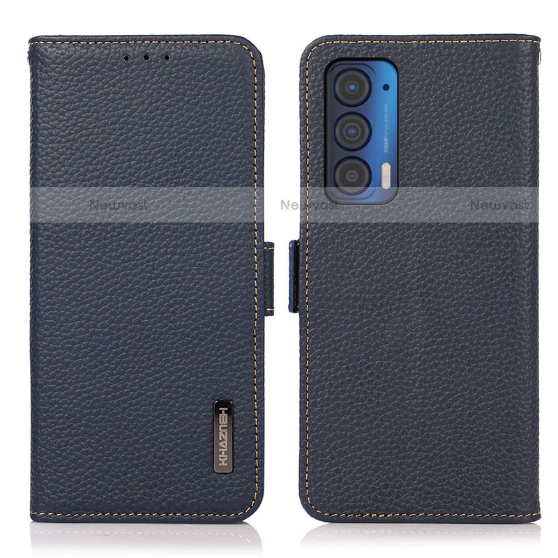 Leather Case Stands Flip Cover Holder B03H for Motorola Moto Edge (2021) 5G