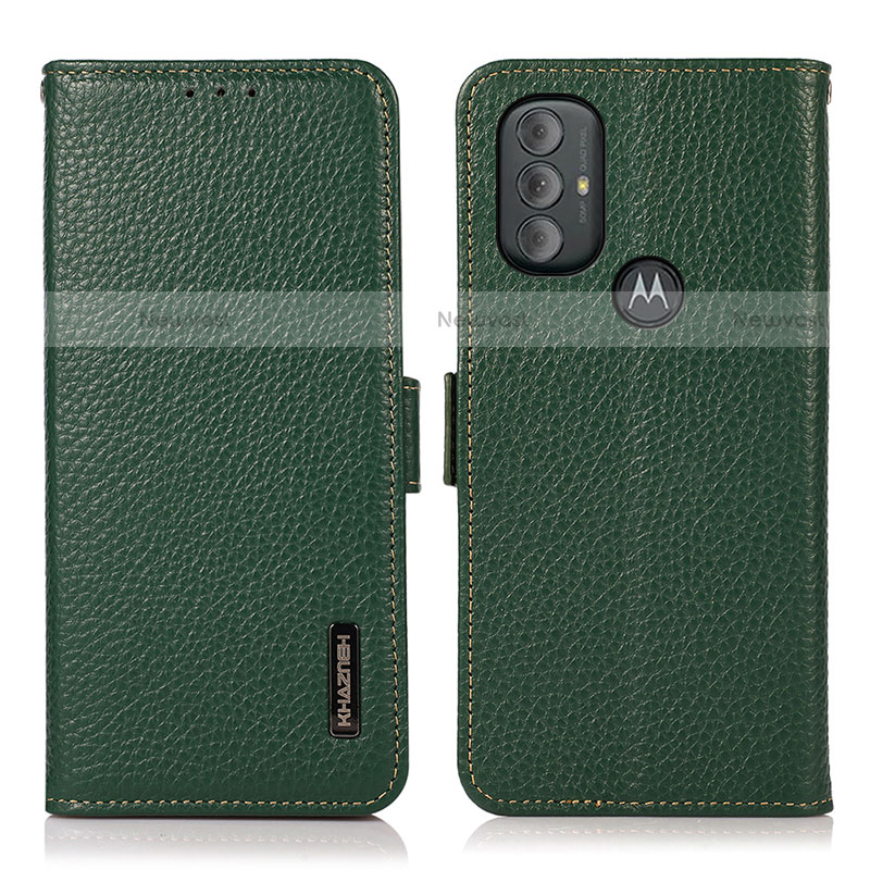 Leather Case Stands Flip Cover Holder B03H for Motorola Moto G Play Gen 2