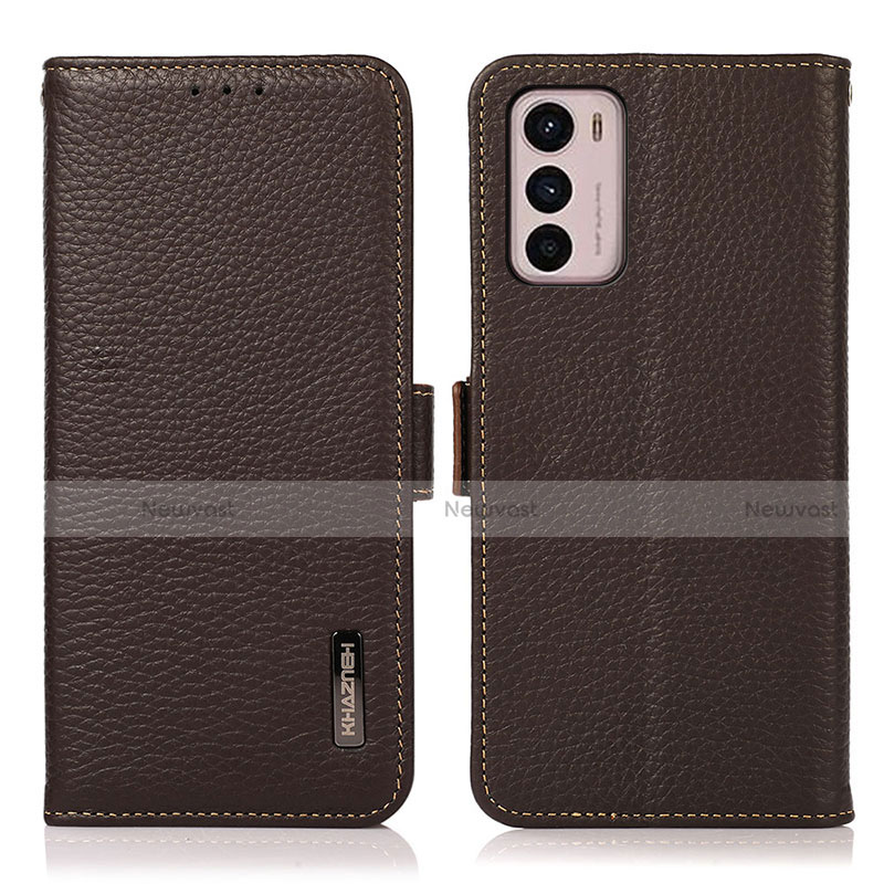 Leather Case Stands Flip Cover Holder B03H for Motorola Moto G42