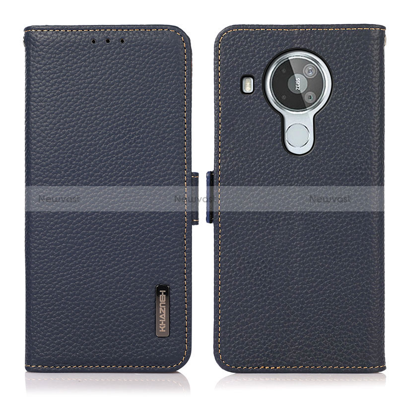 Leather Case Stands Flip Cover Holder B03H for Nokia 7.3