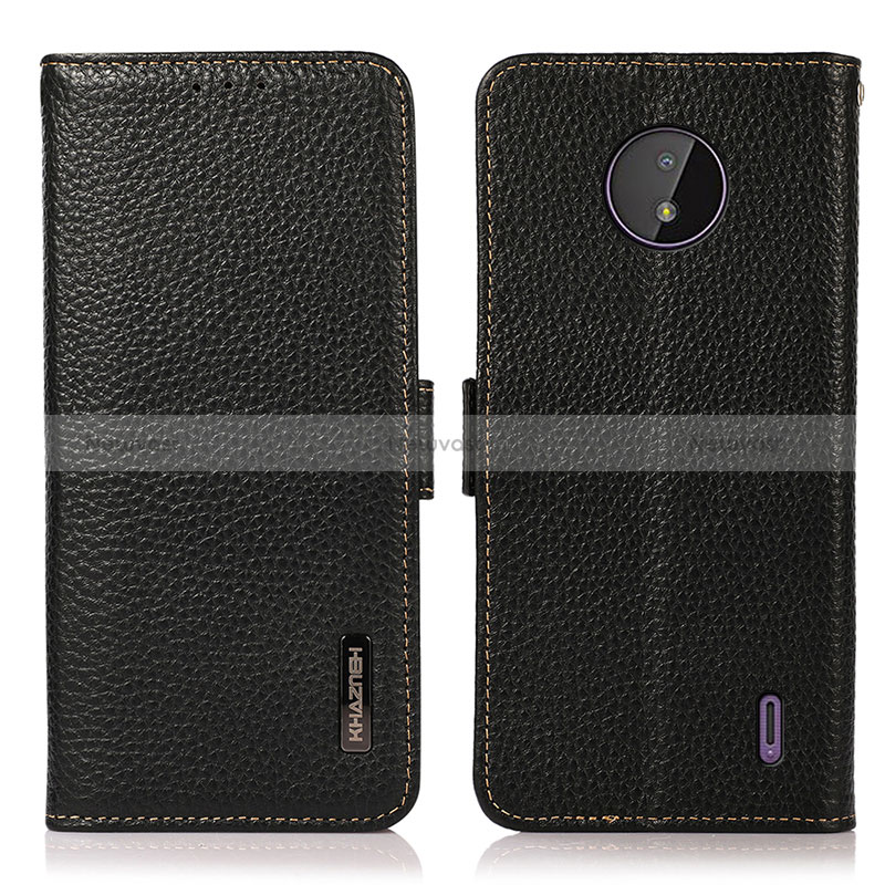 Leather Case Stands Flip Cover Holder B03H for Nokia C10