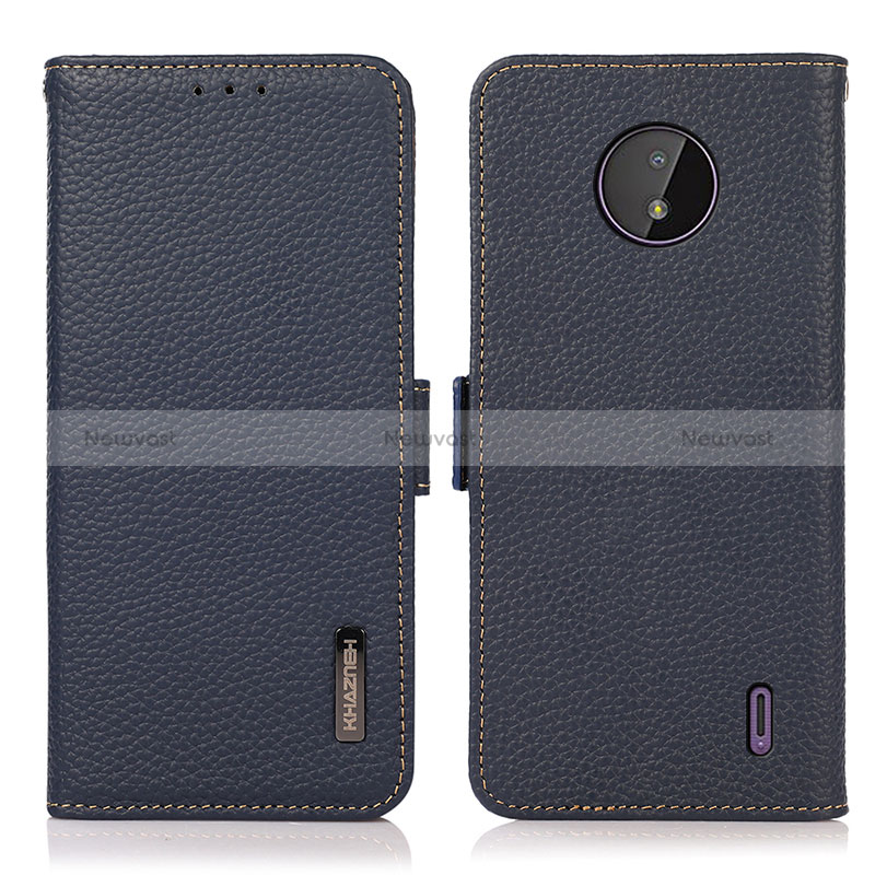 Leather Case Stands Flip Cover Holder B03H for Nokia C10