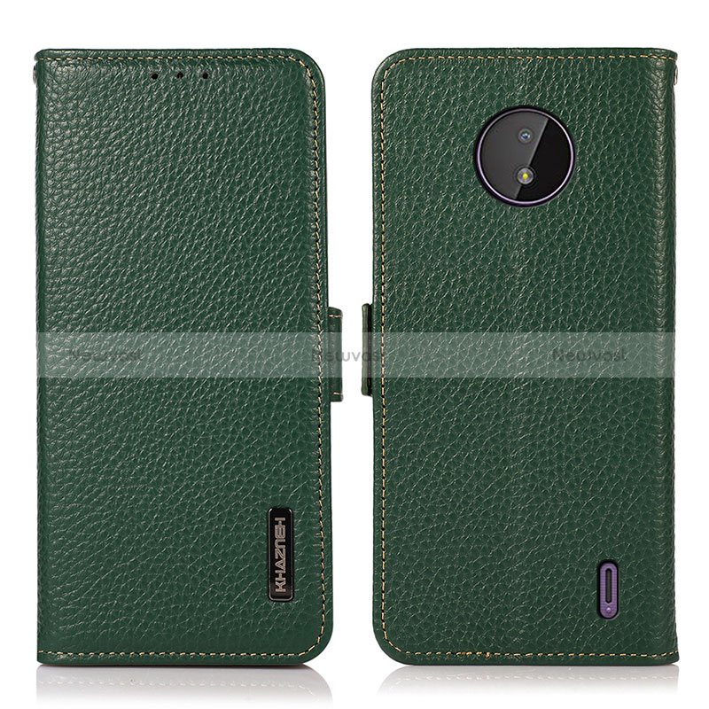 Leather Case Stands Flip Cover Holder B03H for Nokia C10