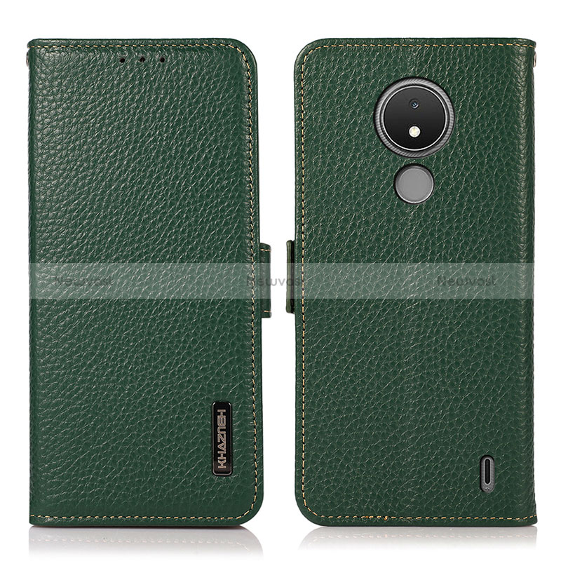 Leather Case Stands Flip Cover Holder B03H for Nokia C21