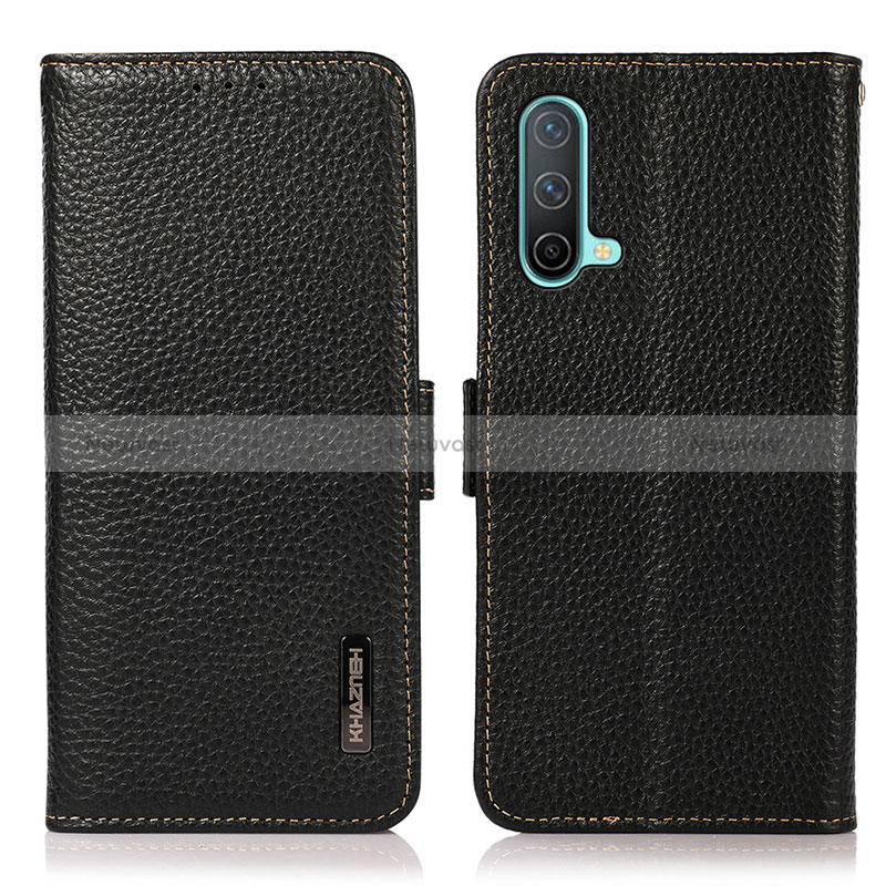 Leather Case Stands Flip Cover Holder B03H for OnePlus Nord CE 5G