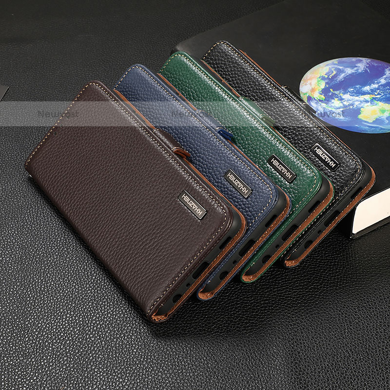 Leather Case Stands Flip Cover Holder B03H for Oppo A94 5G