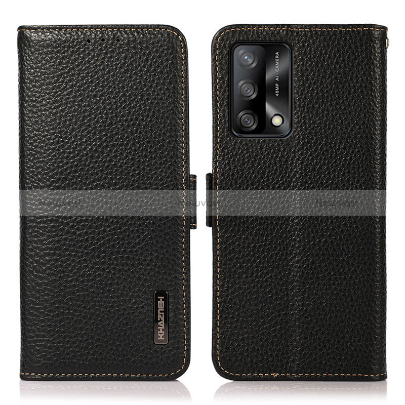 Leather Case Stands Flip Cover Holder B03H for Oppo F19