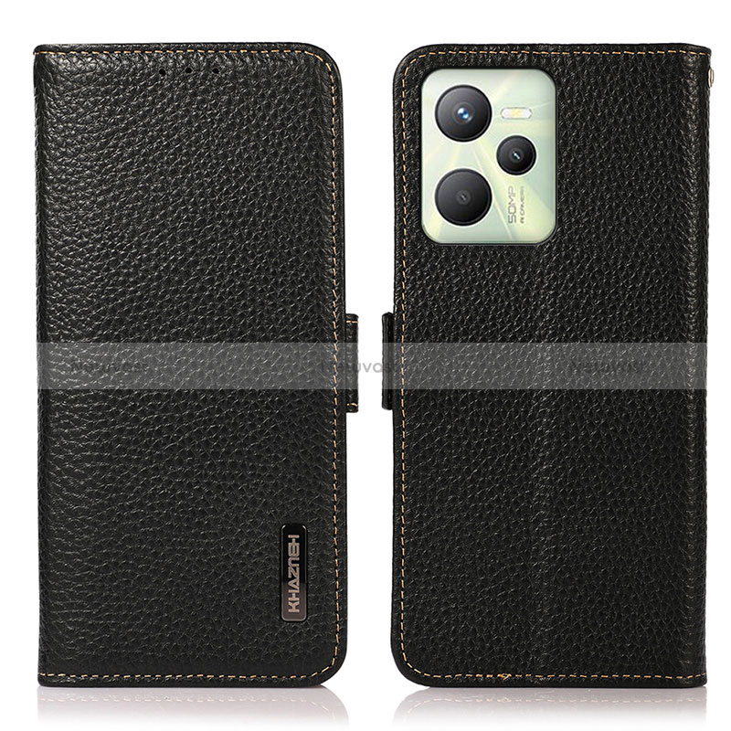 Leather Case Stands Flip Cover Holder B03H for Realme Narzo 50A Prime