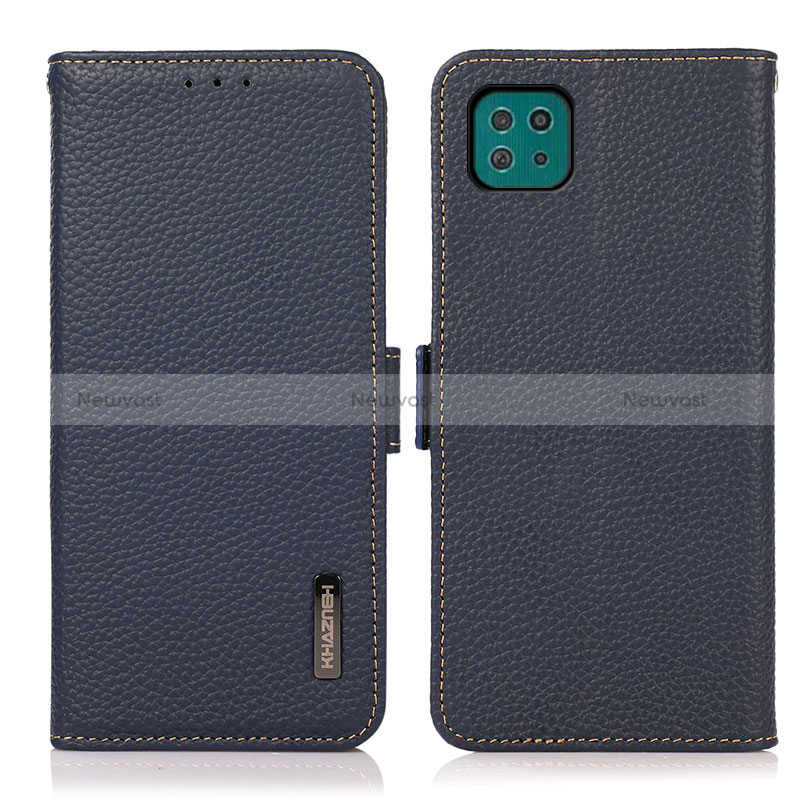 Leather Case Stands Flip Cover Holder B03H for Samsung Galaxy A22 5G