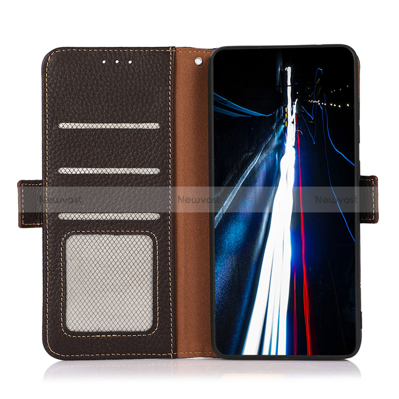Leather Case Stands Flip Cover Holder B03H for Samsung Galaxy A22 5G