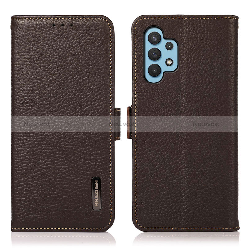 Leather Case Stands Flip Cover Holder B03H for Samsung Galaxy A32 4G