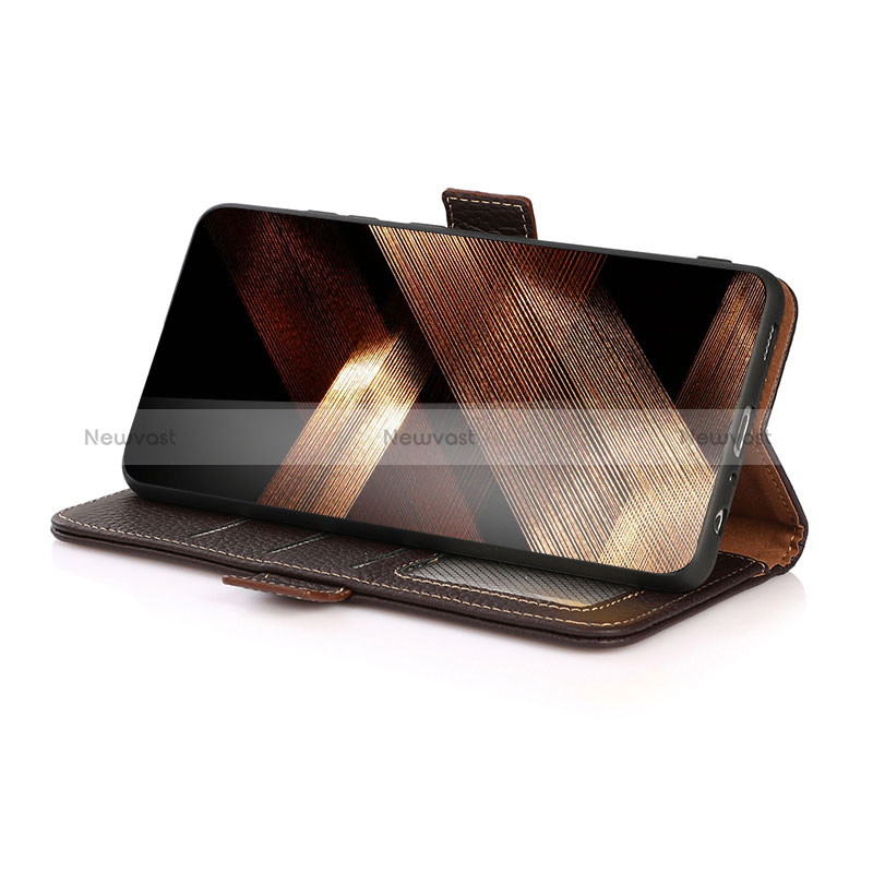 Leather Case Stands Flip Cover Holder B03H for Samsung Galaxy A35 5G