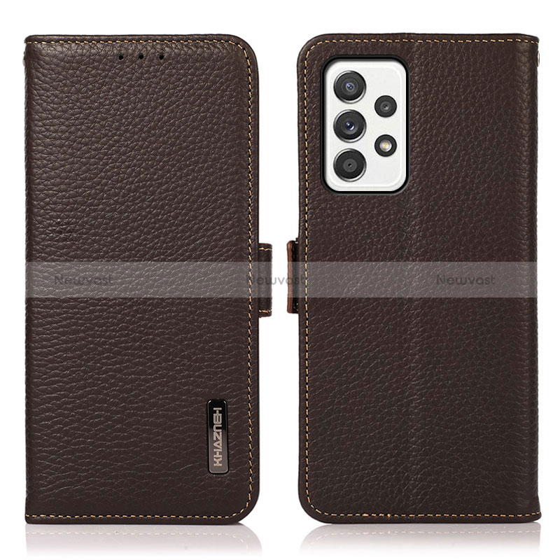 Leather Case Stands Flip Cover Holder B03H for Samsung Galaxy A52 5G