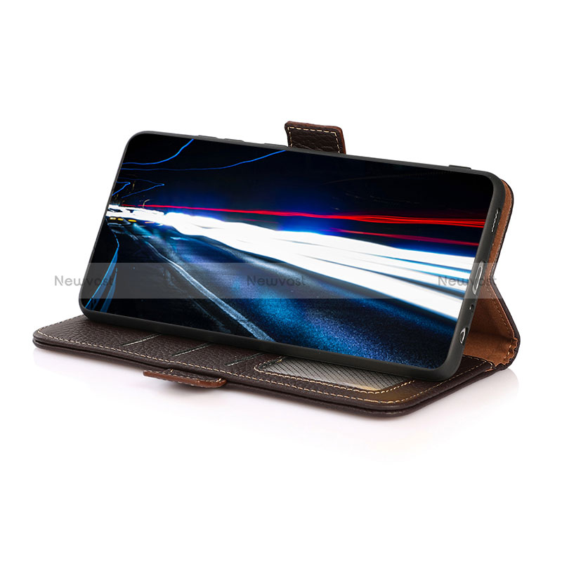 Leather Case Stands Flip Cover Holder B03H for Samsung Galaxy M02