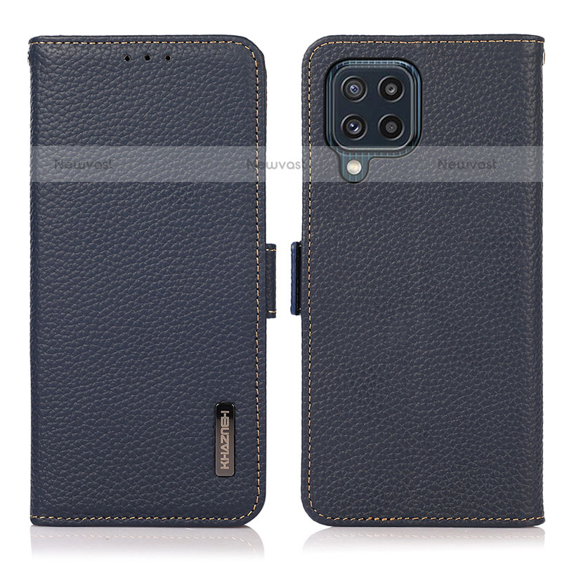 Leather Case Stands Flip Cover Holder B03H for Samsung Galaxy M32 4G