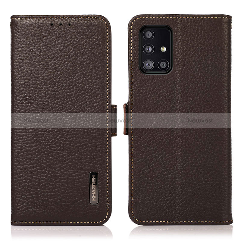 Leather Case Stands Flip Cover Holder B03H for Samsung Galaxy M40S