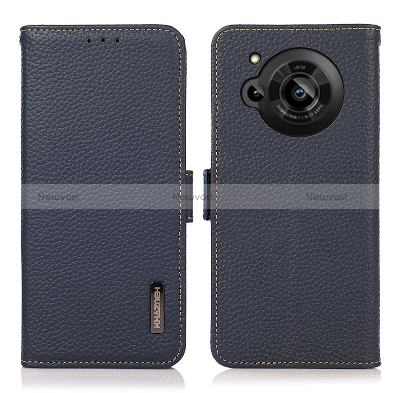 Leather Case Stands Flip Cover Holder B03H for Sharp Aquos R7