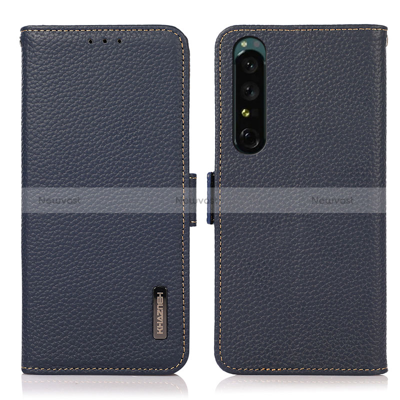 Leather Case Stands Flip Cover Holder B03H for Sony Xperia 1 IV