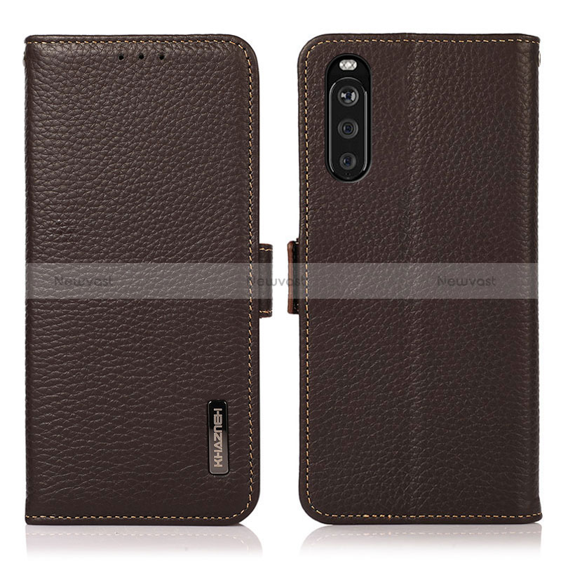 Leather Case Stands Flip Cover Holder B03H for Sony Xperia 10 III Lite