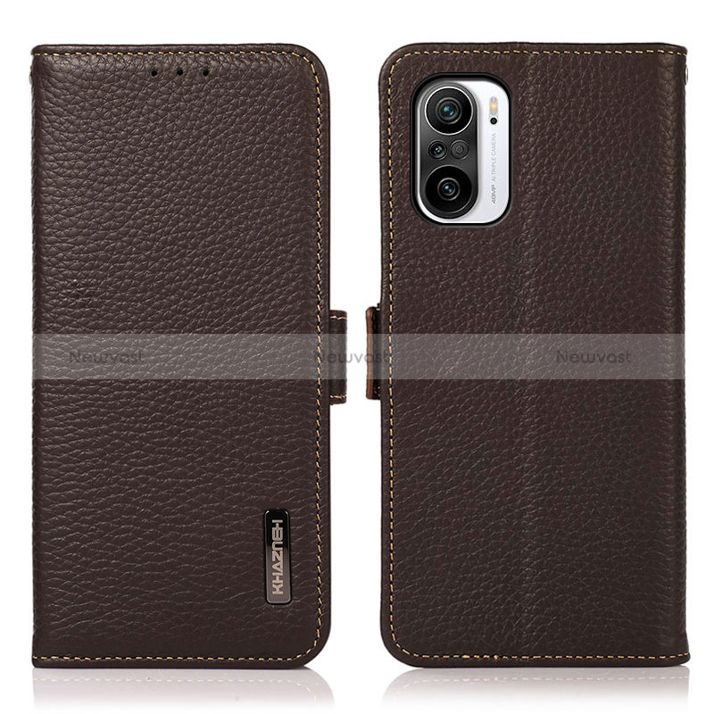 Leather Case Stands Flip Cover Holder B03H for Xiaomi Mi 11i 5G