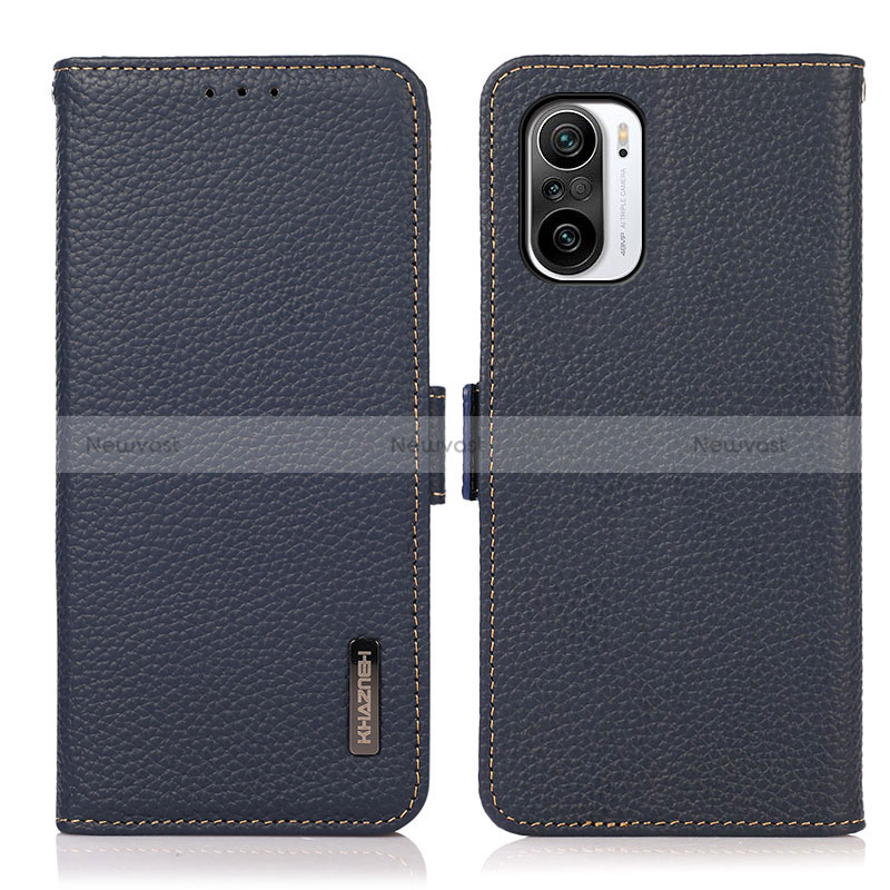 Leather Case Stands Flip Cover Holder B03H for Xiaomi Mi 11i 5G