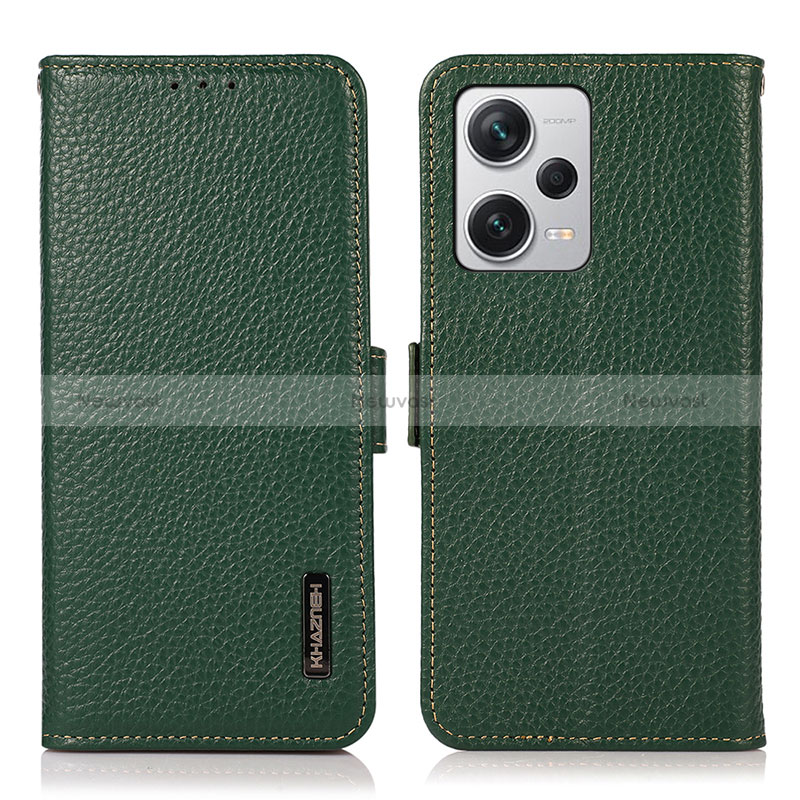 Leather Case Stands Flip Cover Holder B03H for Xiaomi Redmi Note 12 Pro+ Plus 5G