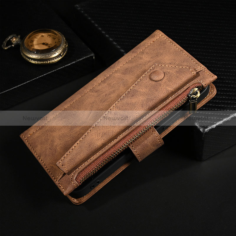 Leather Case Stands Flip Cover Holder B03S for Google Pixel 8 5G