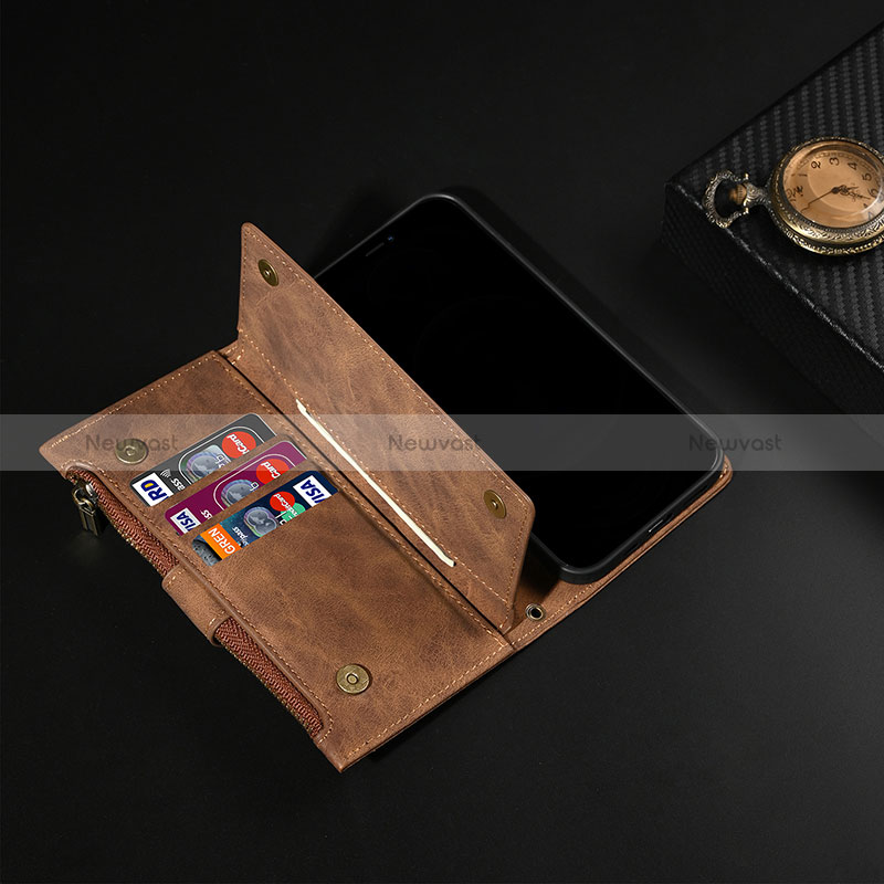 Leather Case Stands Flip Cover Holder B03S for Google Pixel 8 5G