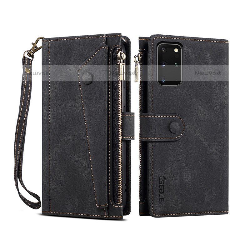 Leather Case Stands Flip Cover Holder B03S for Samsung Galaxy S20 Plus