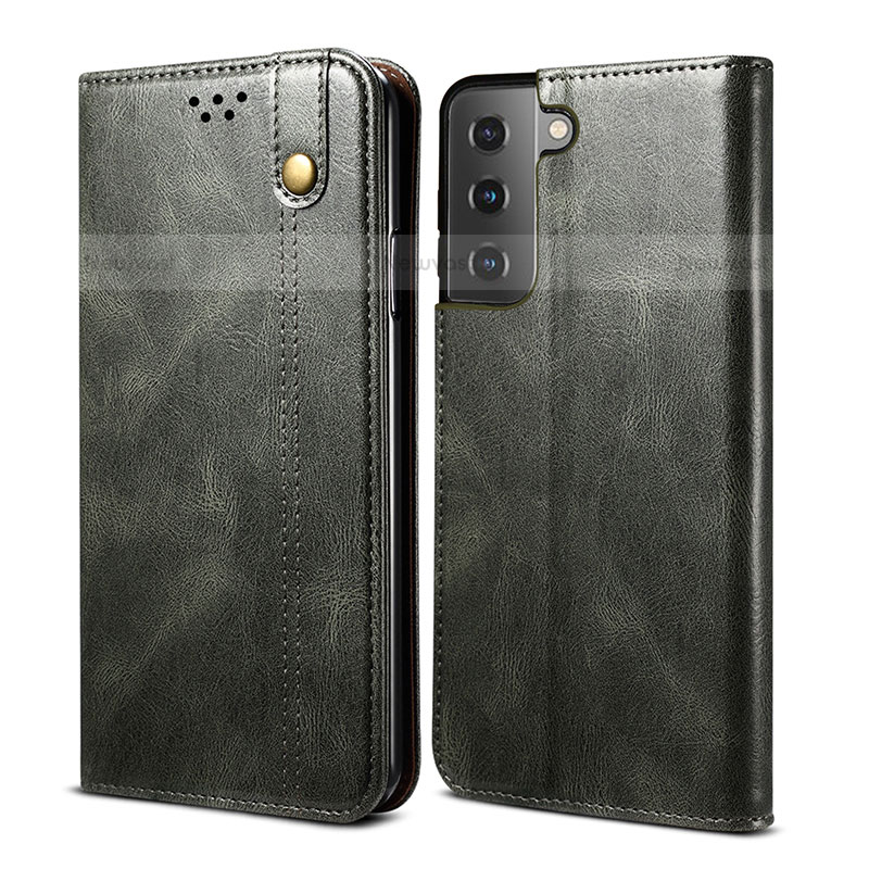 Leather Case Stands Flip Cover Holder B03S for Samsung Galaxy S21 FE 5G