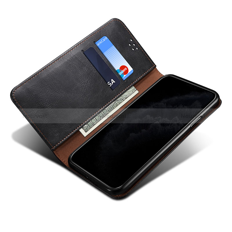 Leather Case Stands Flip Cover Holder B03S for Samsung Galaxy S22 Plus 5G